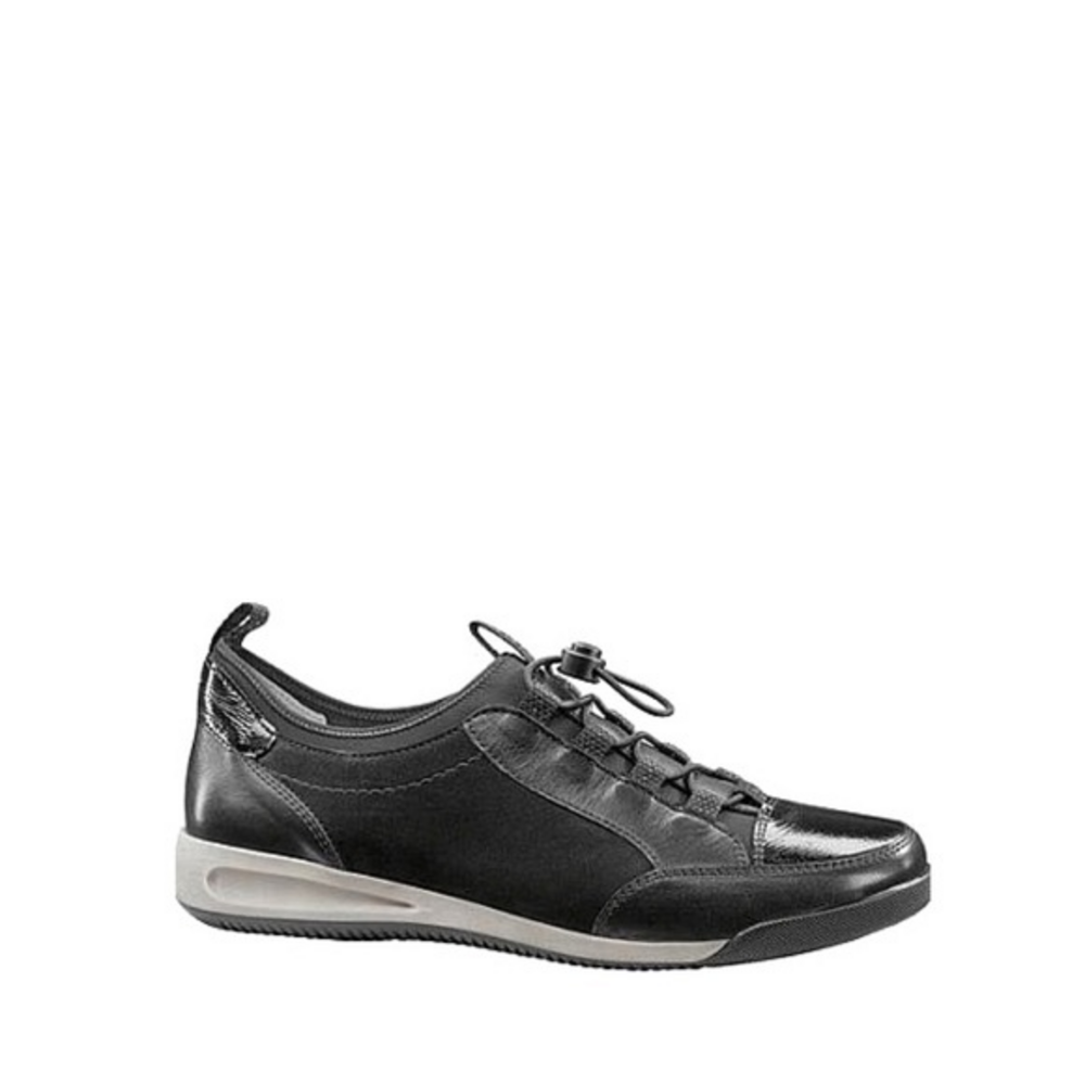Ara Rae Black Suede Leather Sport Shoes Slip On Sneakers